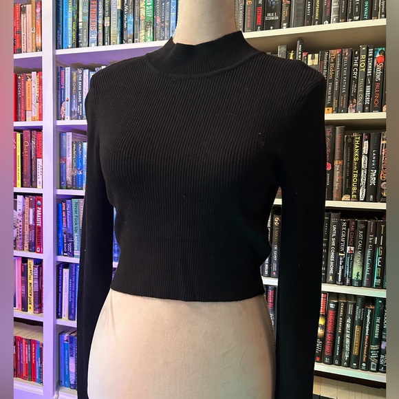 Black sweater, Streetwear society, stretchy - Picture 1 of 5